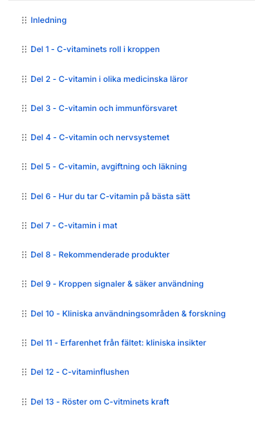 C-vitaminets läkande kraft & C-flush-protokollet