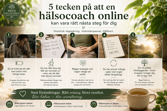 5 tecken på att du behöver en hälsocoach online – holistisk hälsoguidning i hela Sverige