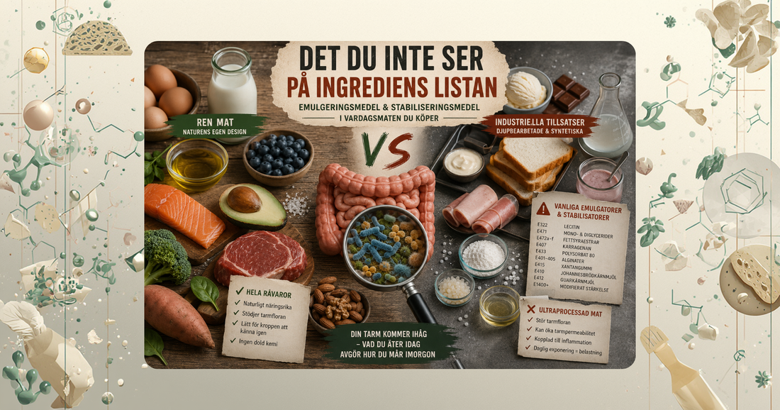 Emulgeringsmedel och stabiliseringsmedel i mat – lecitin E471 tarmhälsa | Erics Hälsohörna hälsoblogg