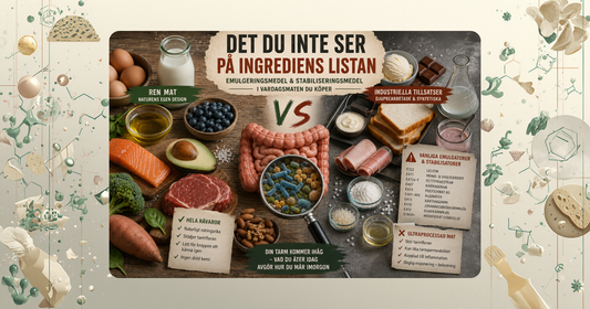 Emulgeringsmedel och stabiliseringsmedel i mat – lecitin E471 tarmhälsa | Erics Hälsohörna hälsoblogg