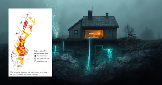 Radon i brunnsvatten Sverige – Erics Hälsohörna guide till gränsvärden, hälsorisker och holistisk syn på radioaktiv giftbelastning