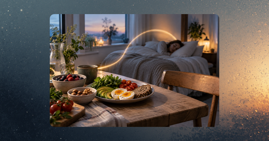 Sömn och matval – näringsrik mat med fibrer, protein och grönsaker kopplad till sömnkvalitet, återhämtning och nattpuls