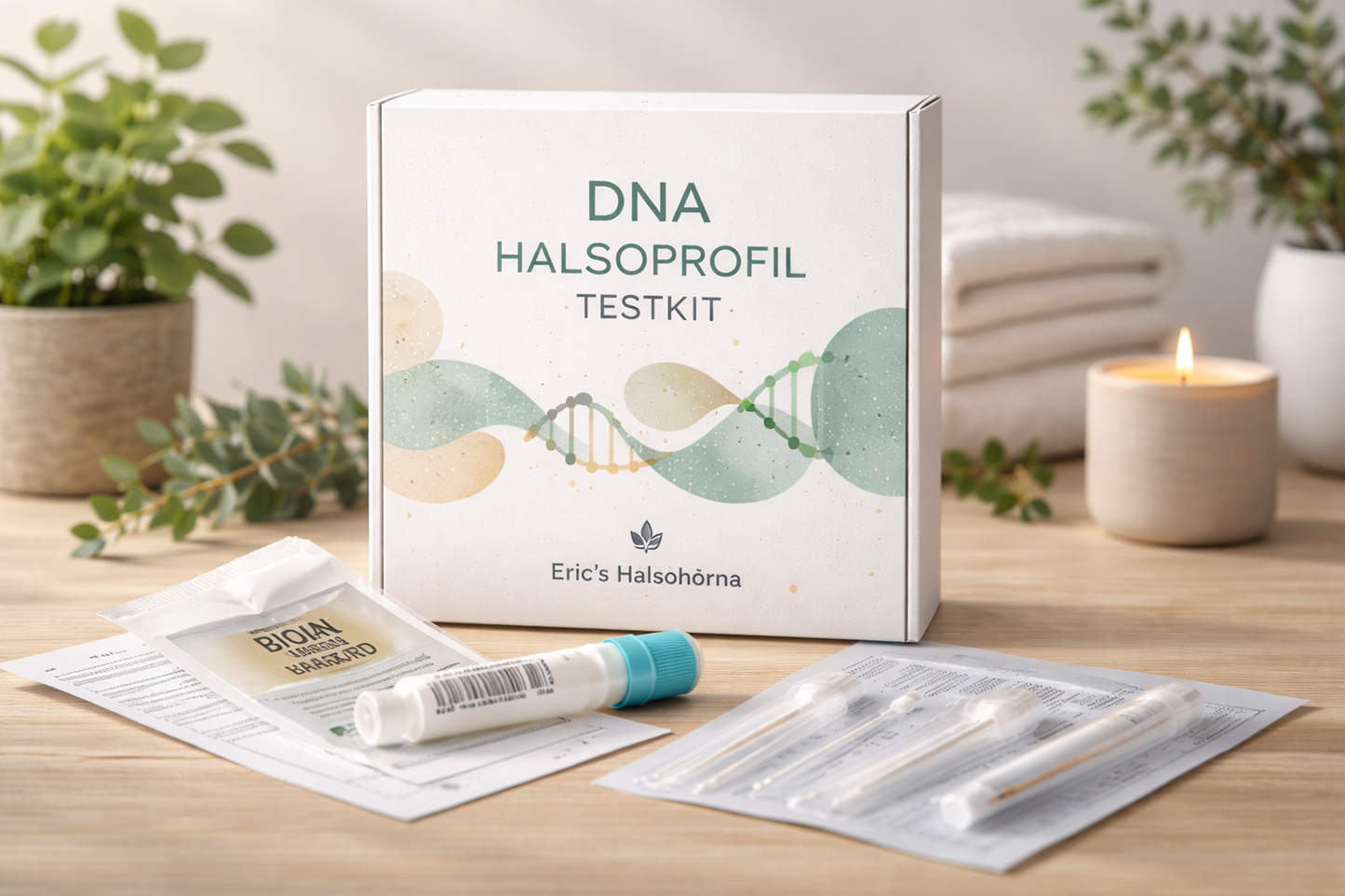 DNA test med personlig genomgång