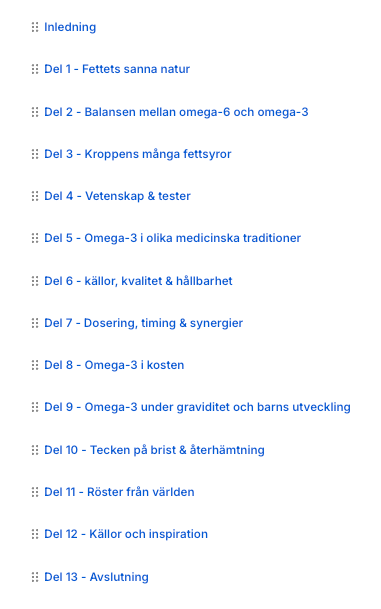 Omega 3 livets flytande intelligens