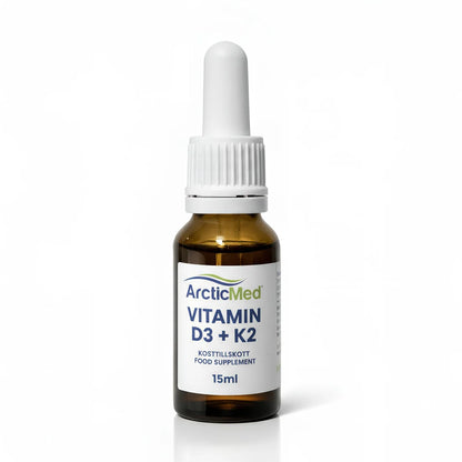 ArcticMed D-vitamin D3 + K2 – rabattkod ERICSHALSOHORNA ger 10 procent rabatt på första köpet