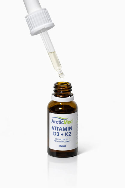 ArcticMed D3 + K2 droppar med vitamin K2 MK-7