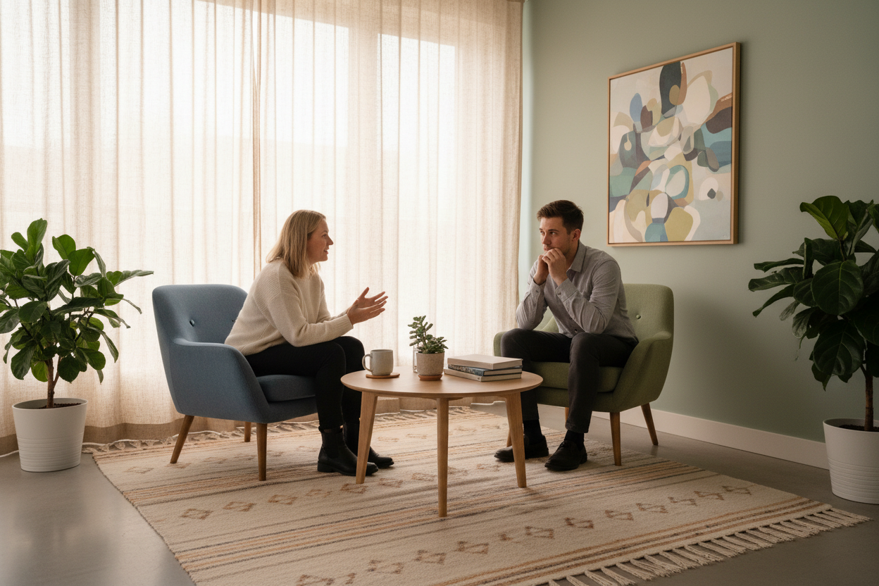 Calmin conversation therapy