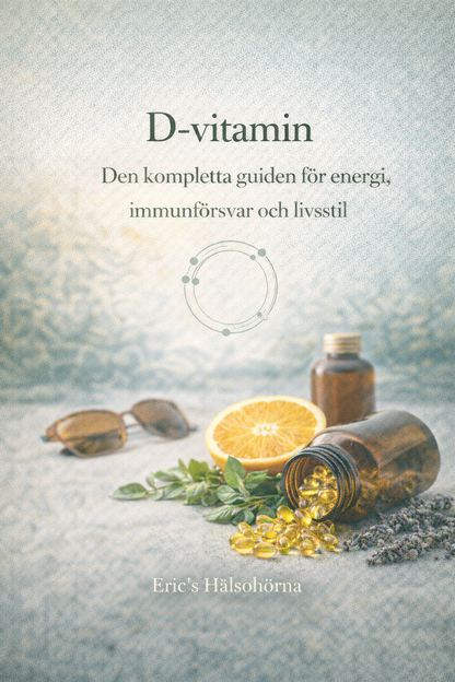 Digital kurs om D-vitamin – en komplett guide till energi, immunförsvar och livsstil samt hur D-vitamin påverkar hälsa och välmående, Eric’s Hälsohörna
